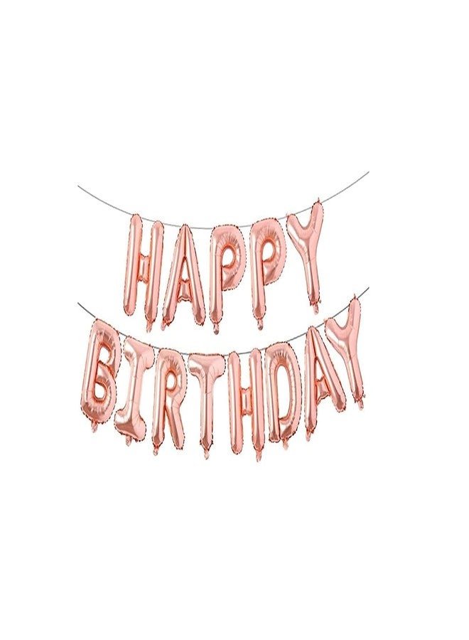 FI - FLICK IN 52 pcs 16th Birthday Decorations for Girls with Balloon Cake Topper 16th Birthday Decorations Set for Adults Number Foil 16 Confetti Balloons (Pack of 52,Rose Gold) - Image 3